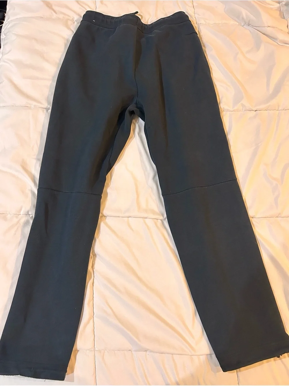 Nike Kids Dark Gray/Black Jogger Sweatpants with Zippers